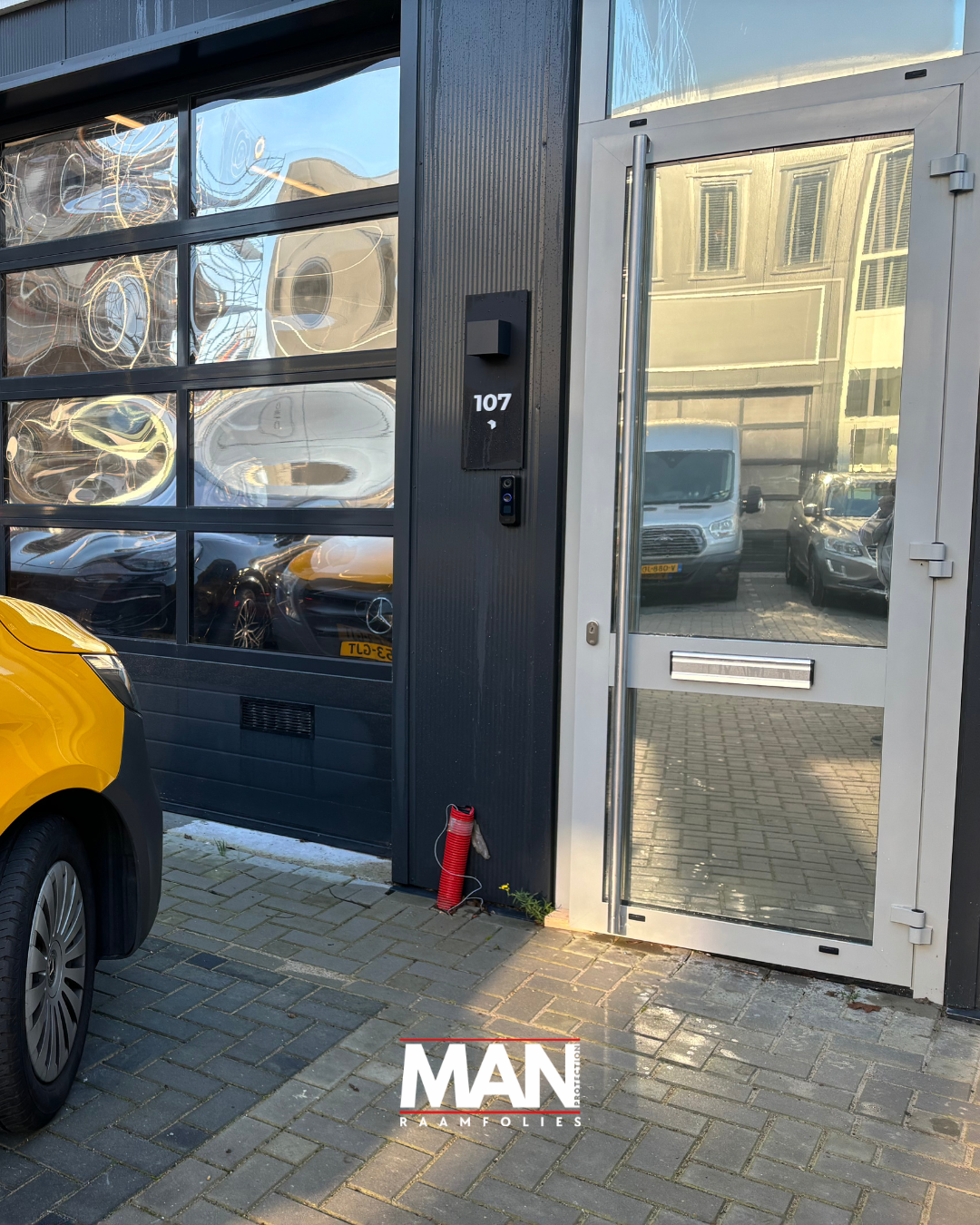 Warmtewerende raamfolie te Tyche M&B te Haarlem