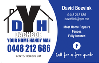Dachboe Your Handyman: Your Local Handyman in Townsville