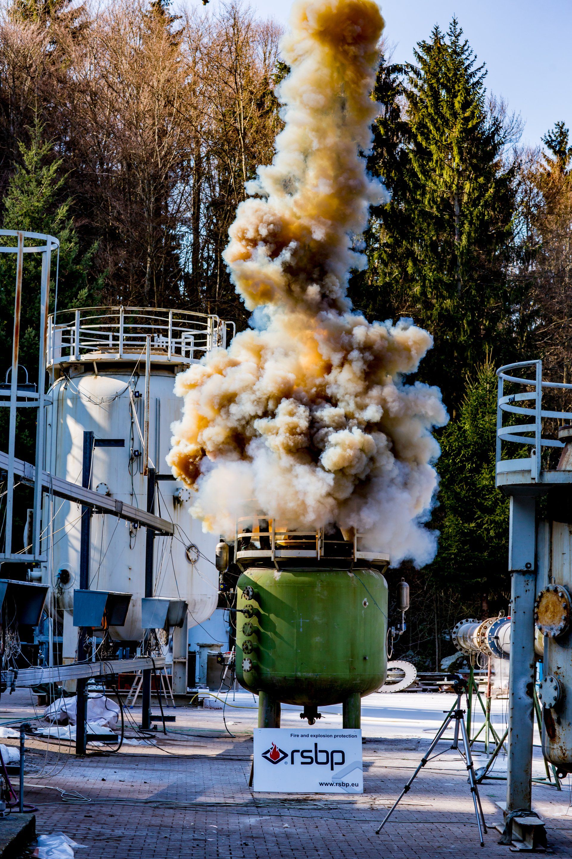 Explosionen Staubentwicklung Produktion