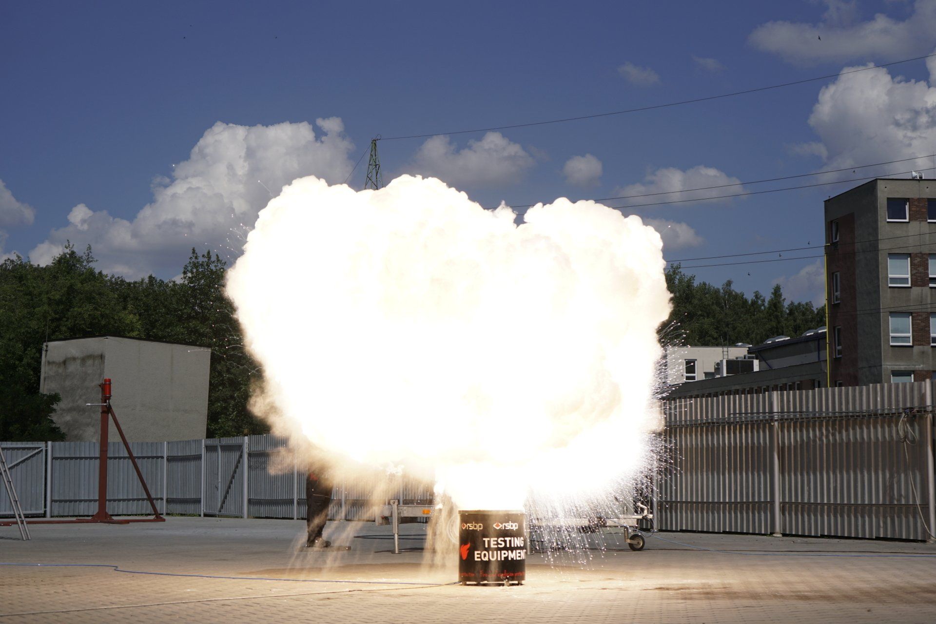 Explosionen Staubentwicklung Produktion