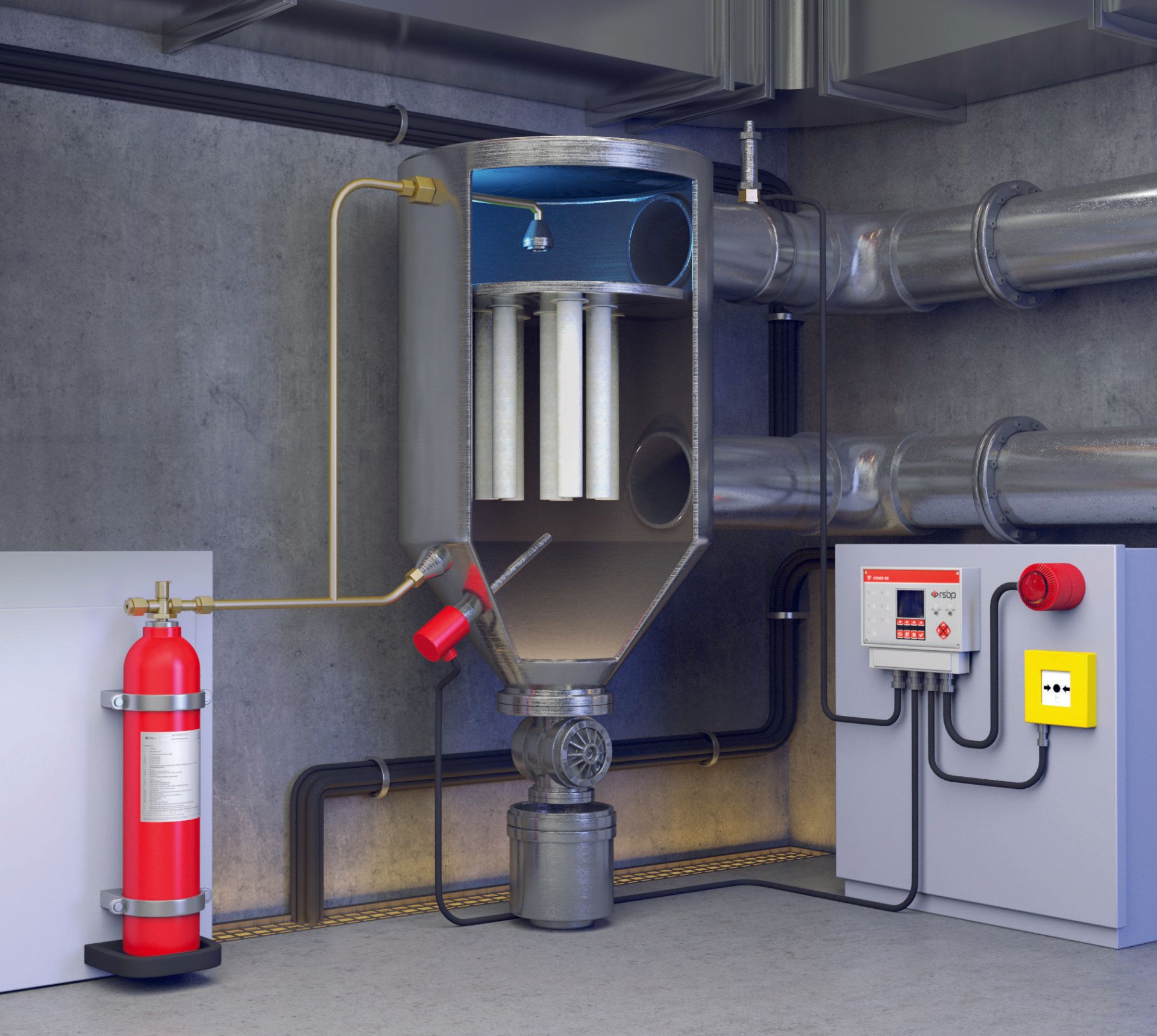 Industrieller Brandschutz