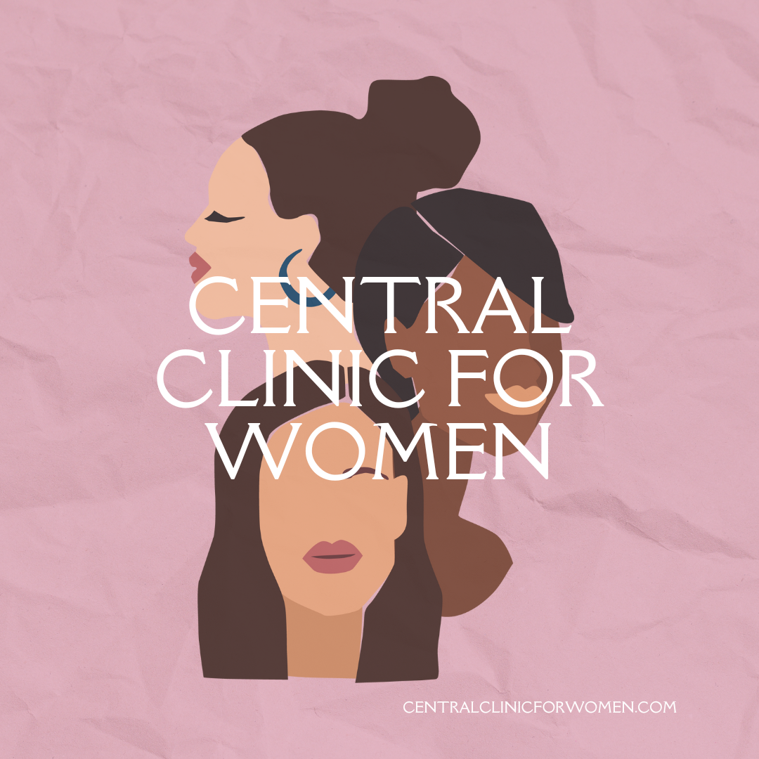 A poster for the central clinic for women