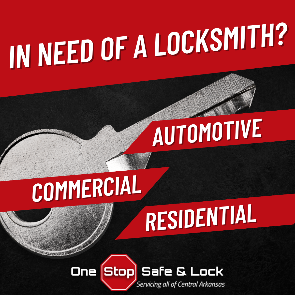 A poster that says in need of a locksmith