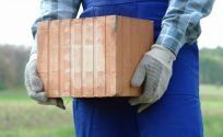 carrying bricks from the builders supply company in Kyabram