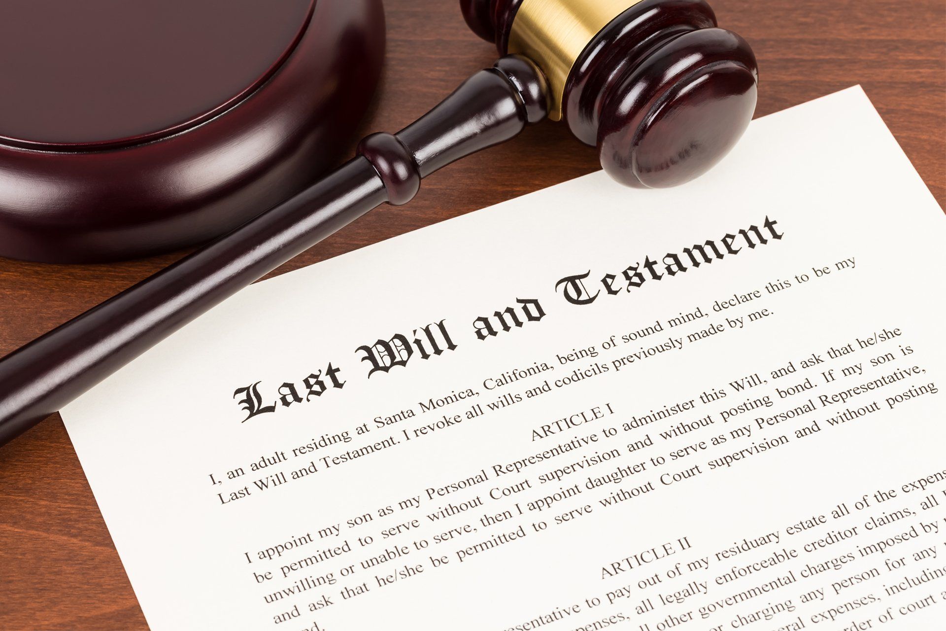 Last Will and Testament