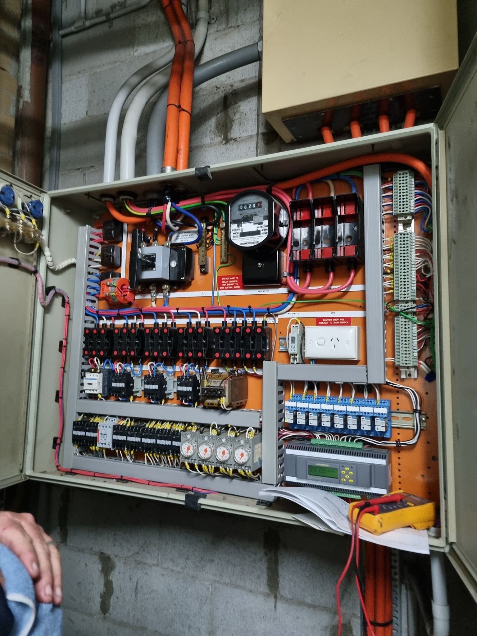 Electrical Contractor Checking Electrical Safety