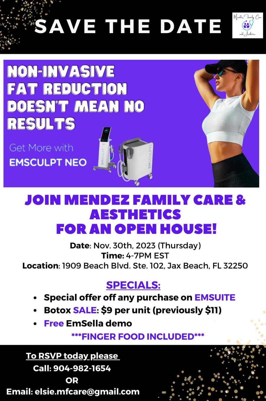 Non-Invasive Fat Reduction Event – Jacksonville Beach, FL – Mendez
