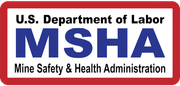 the logo for the u.s. department of labor mine safety and health administration