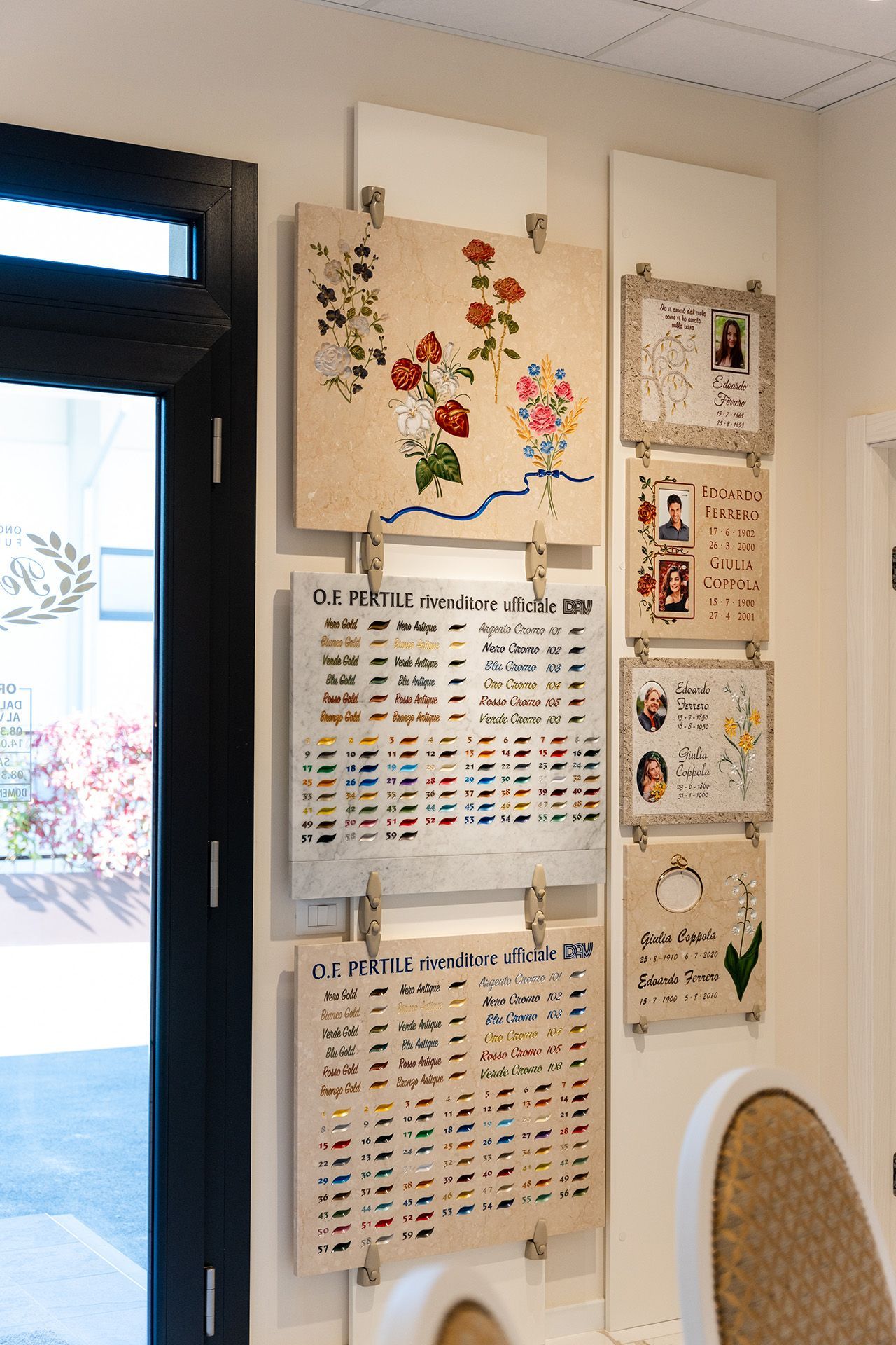 lapidi e accessori per il funerale a Portogruaro