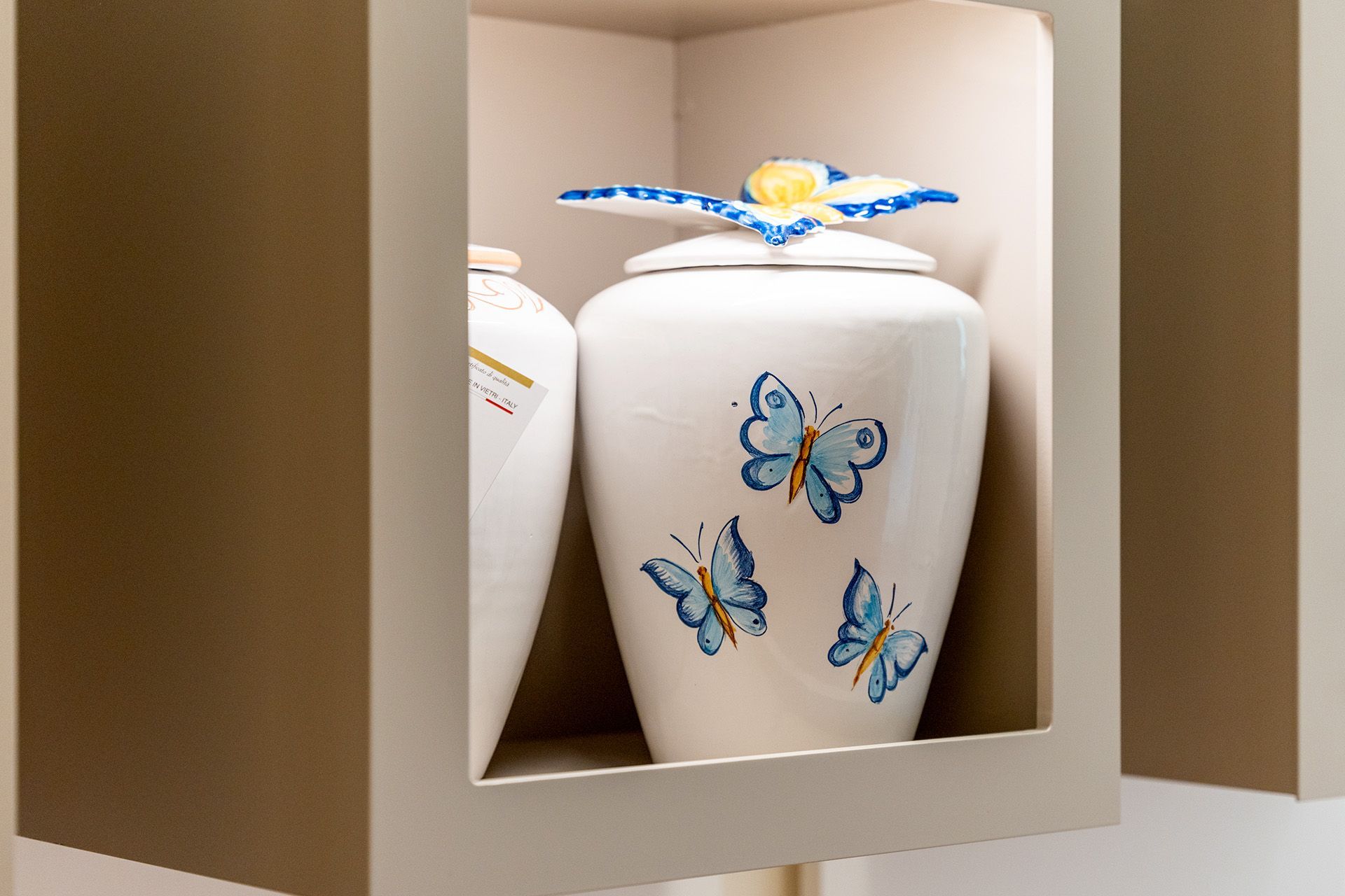 urna cineraria delle onoranze funebri a Venezia