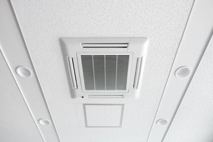 Ceiling Mounted Air Conditioner — BT Airconditioning  in Portsmith, QLD