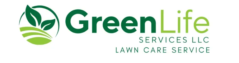 The logo for greenlife services llc lawn care service