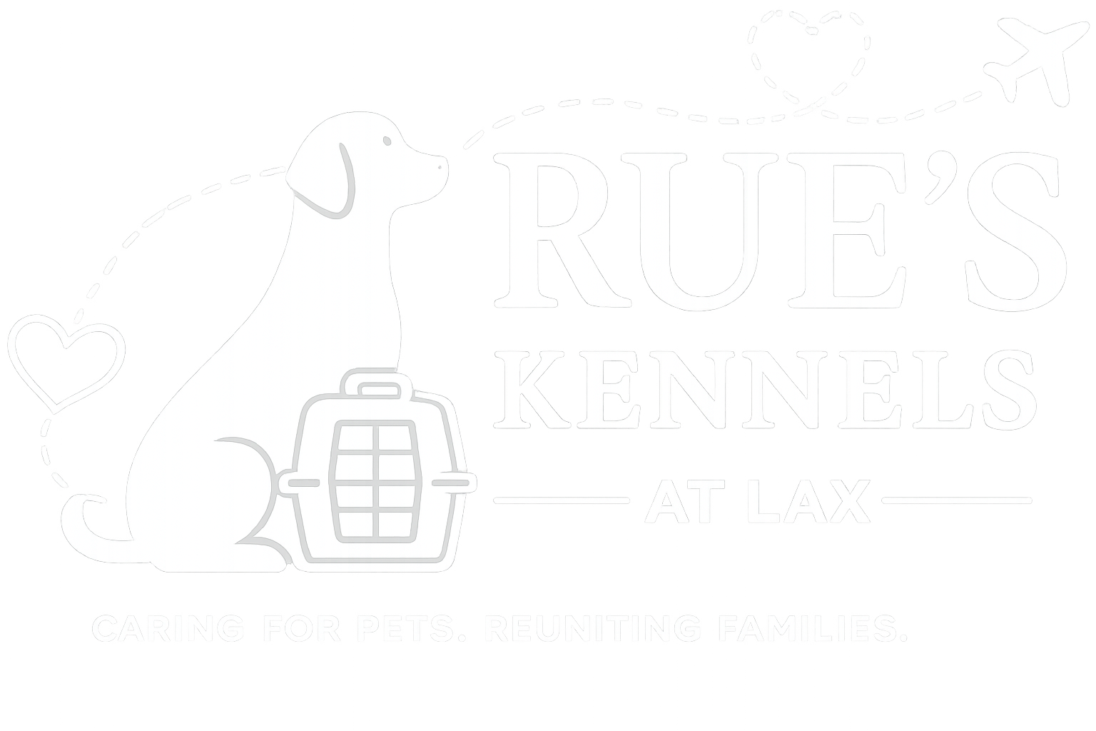 White logo with a dog silhouette, lantern icon, and large faint “Riley’s” text on a light background