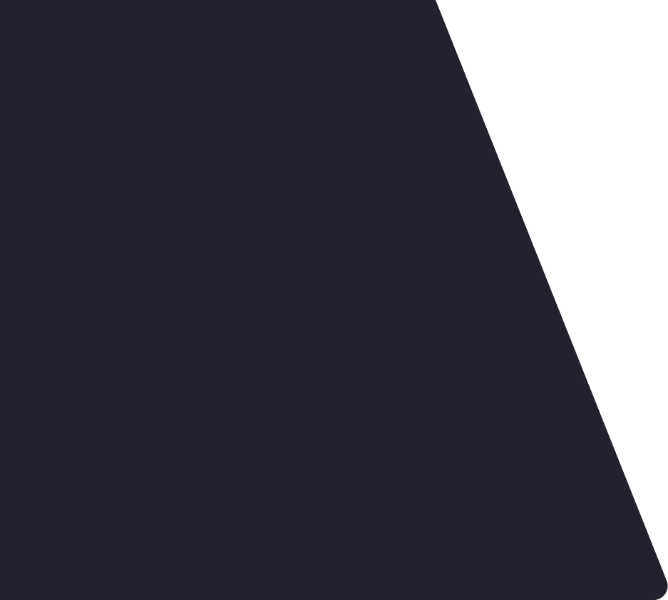 Dark blue trapezoid shape for decoration on homepage | Pinnacle Automotive