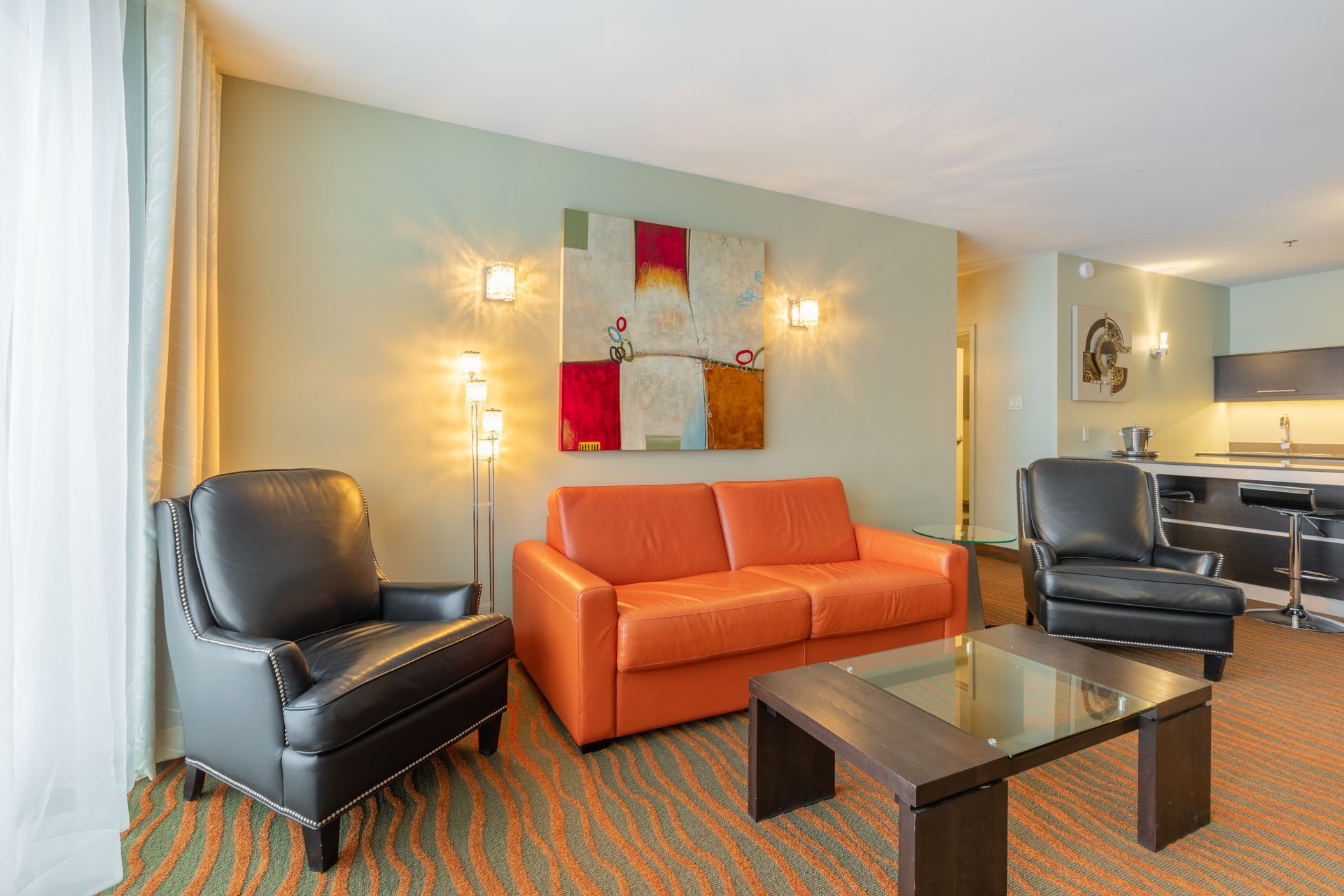 suite signature salon divan orange