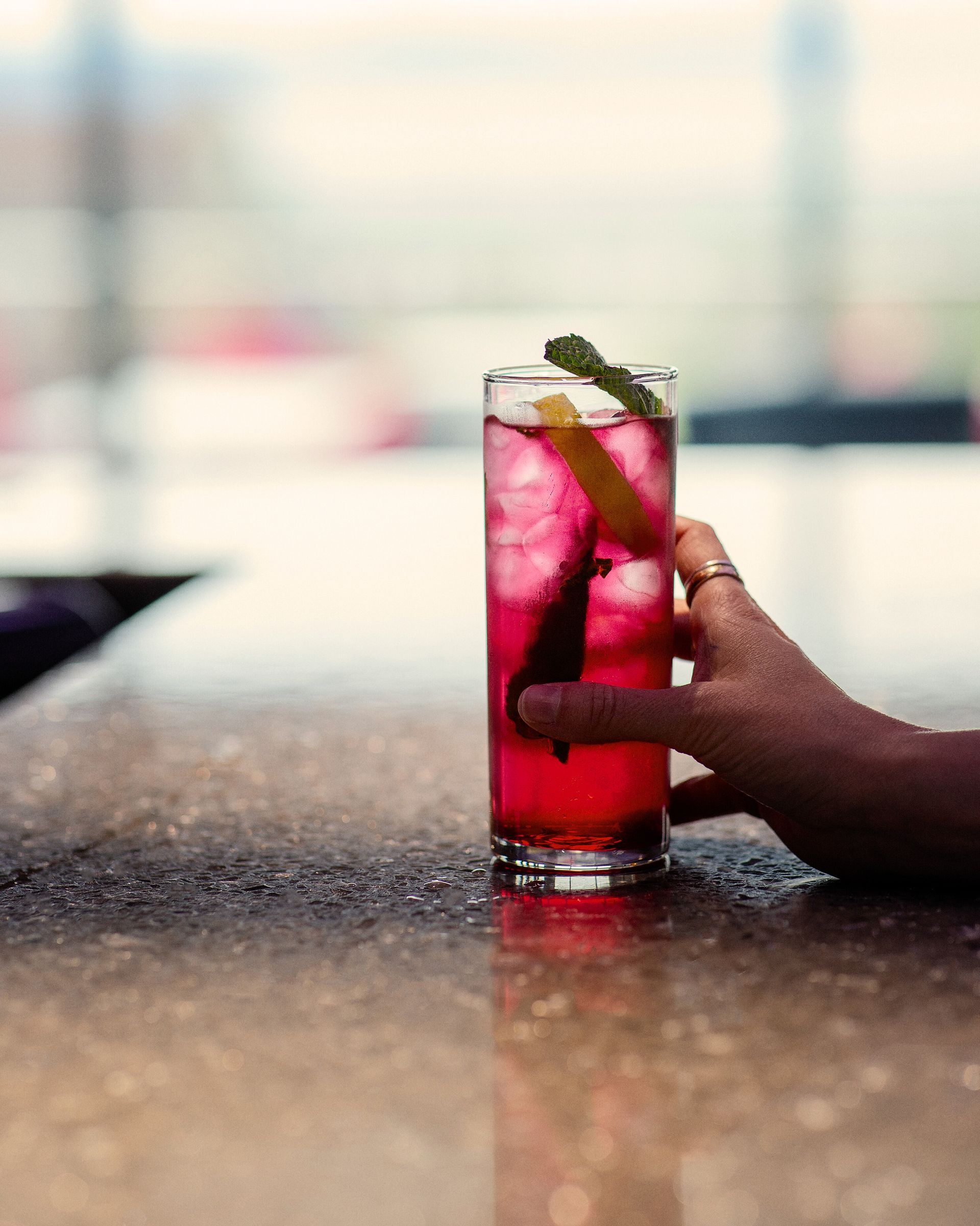 boisson cocktail framboise