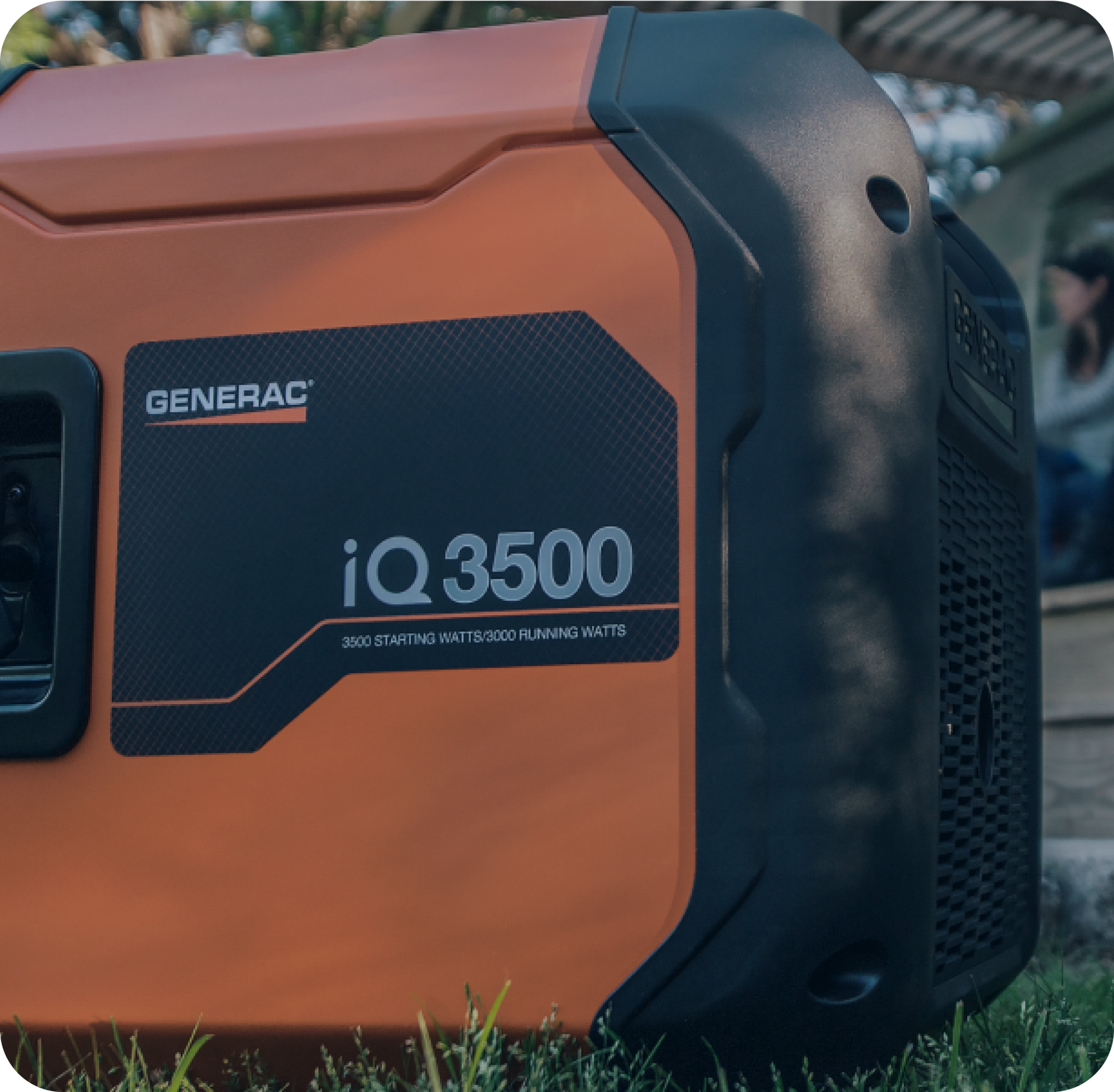 A generator that says iq 3500 on it