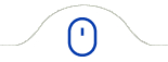 A blue circle with a number 1 inside of it on a white background.