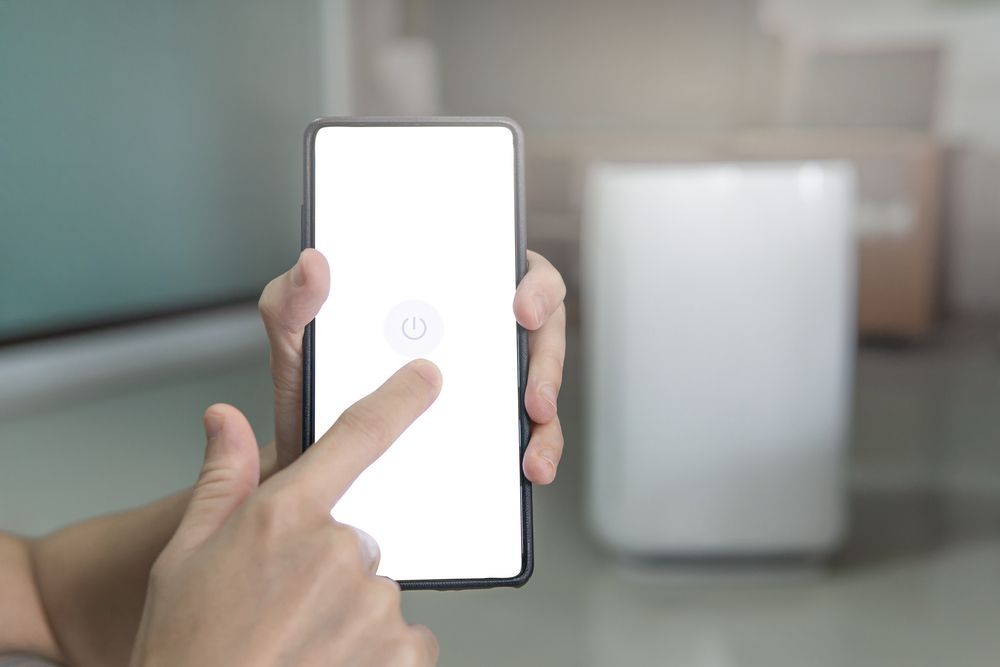 Smart Phone Open Application — Air Conditioning in Newcastle