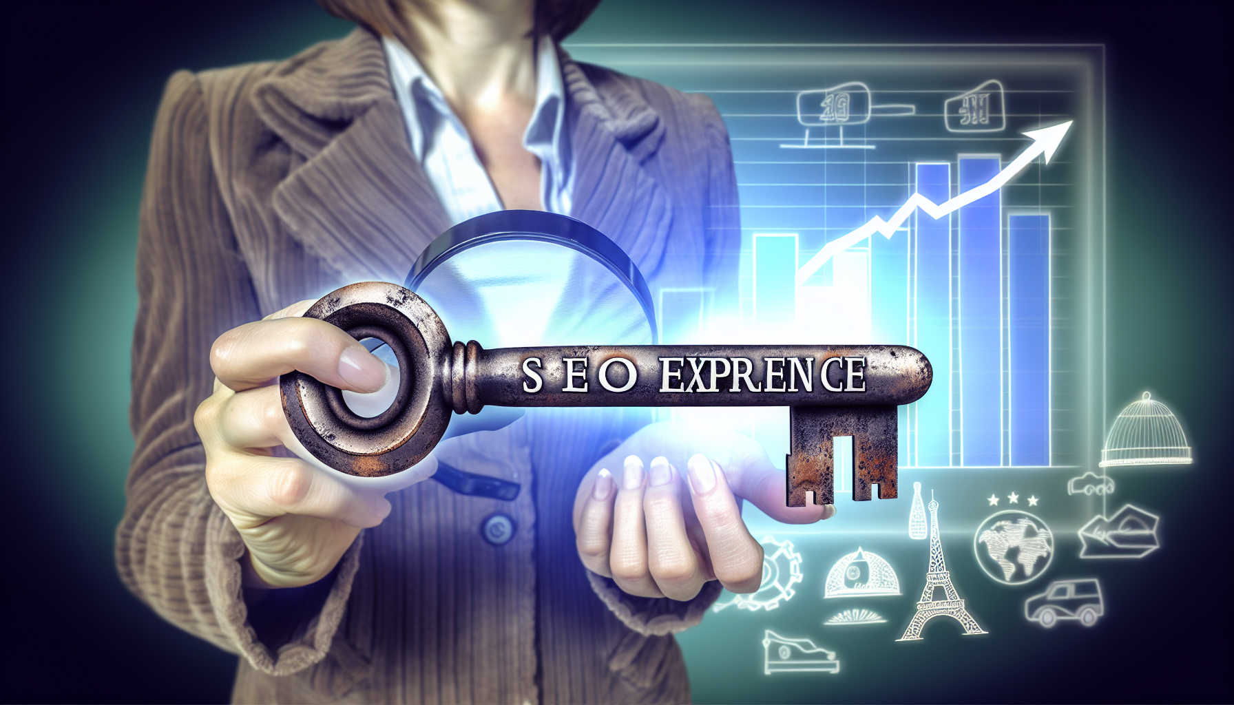 Représentation visuelle de l'expertise SEO.