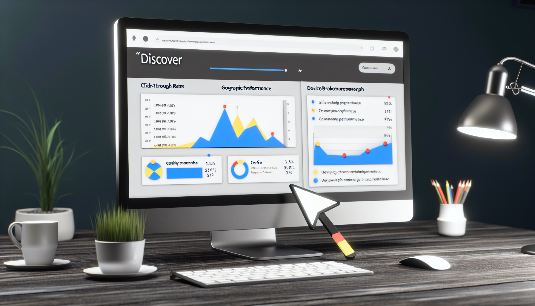 Onglet Discover dans la Search Console