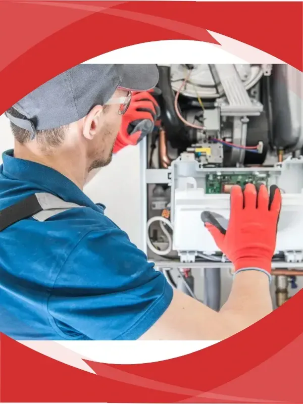 Premier HVAC Provo expert technician performing thorough furnace diagnosis