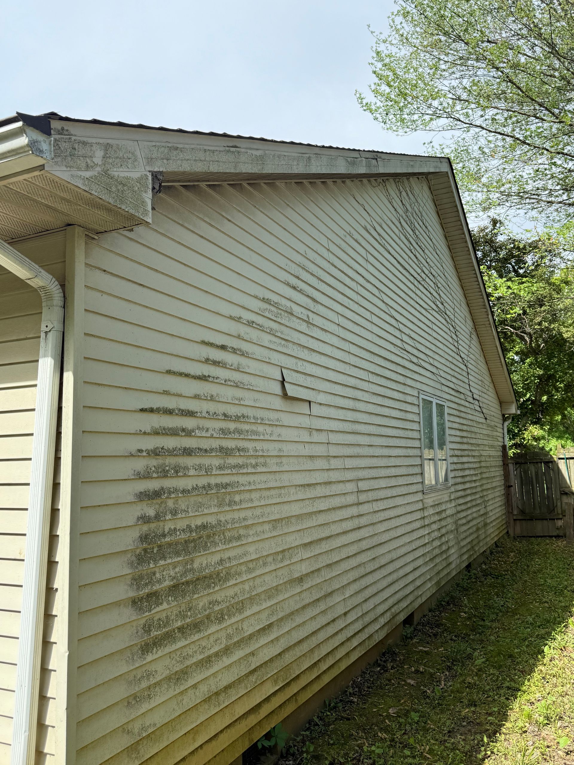 Before Cleaning the Shed Sidings — Springfield, IL — Midwest Power/Soft Washing
