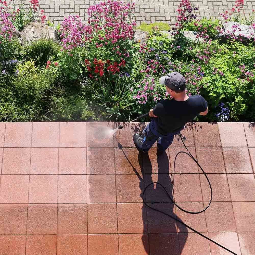 Pressure Washing To Clean The Patio — Springfield, IL — Midwest Power/Soft Washing