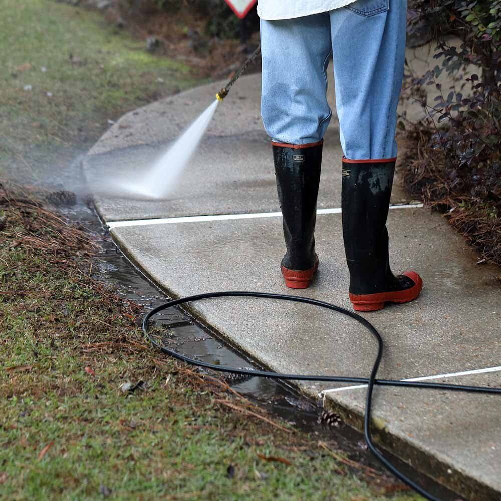 Pressure Washing On The Walkway — Springfield, IL — Midwest Power/Soft Washing