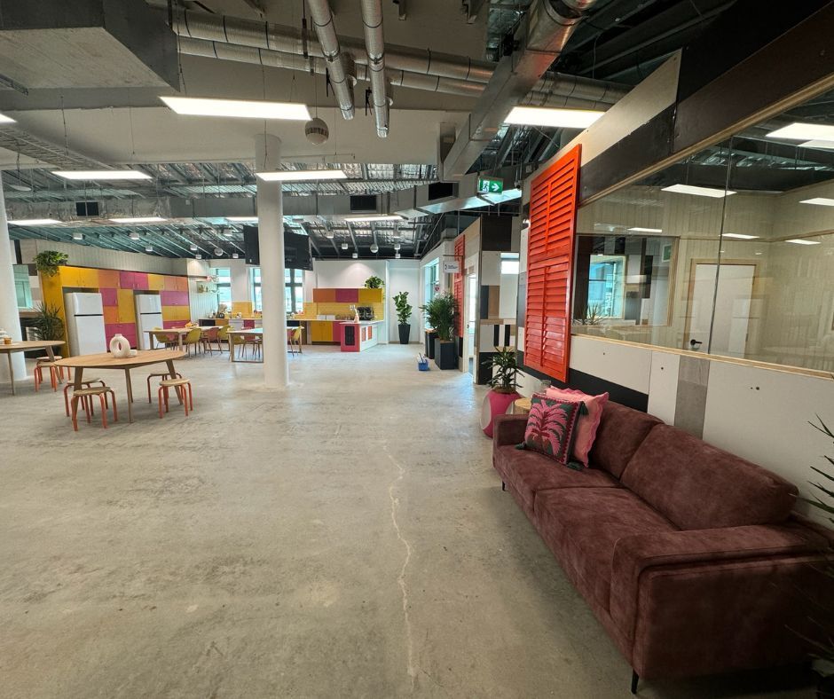 Breakout Lounge in an office. Fitout done by Laity Building team