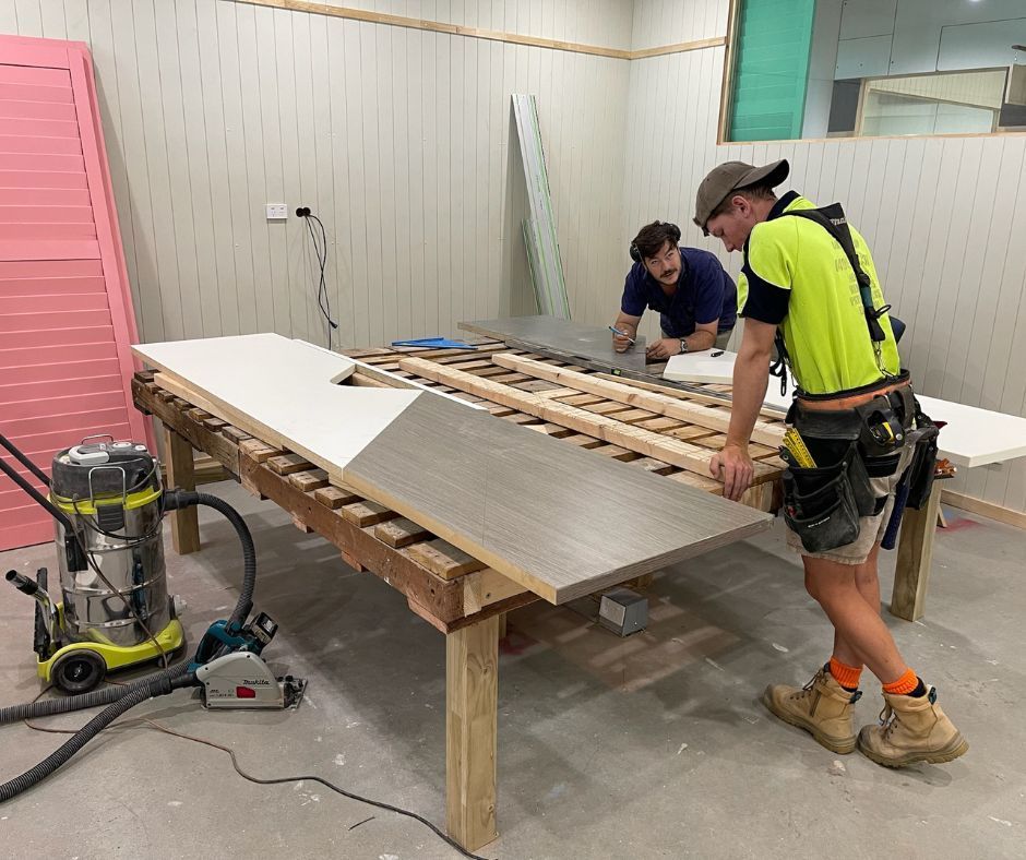 Custom joinery by the Laity Building team