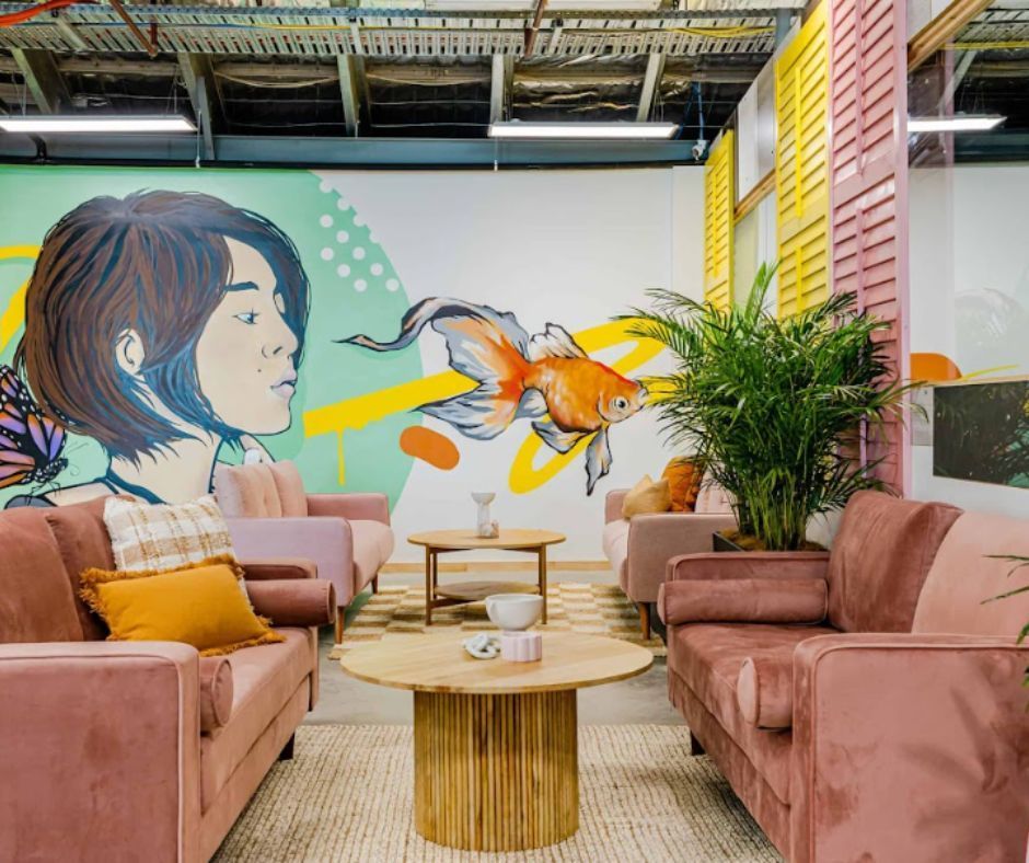 Office reception fit out done by Laity Building team