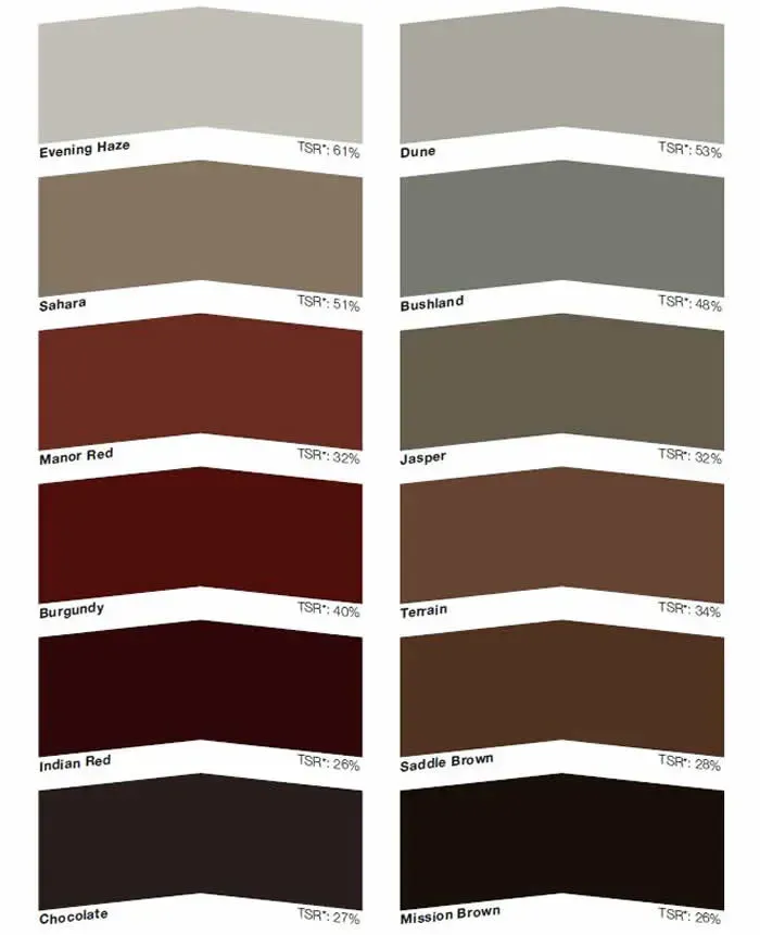 New Sealer And Roof Coating colour Chart — Concrete Colour Solutions in Morisset, NSW