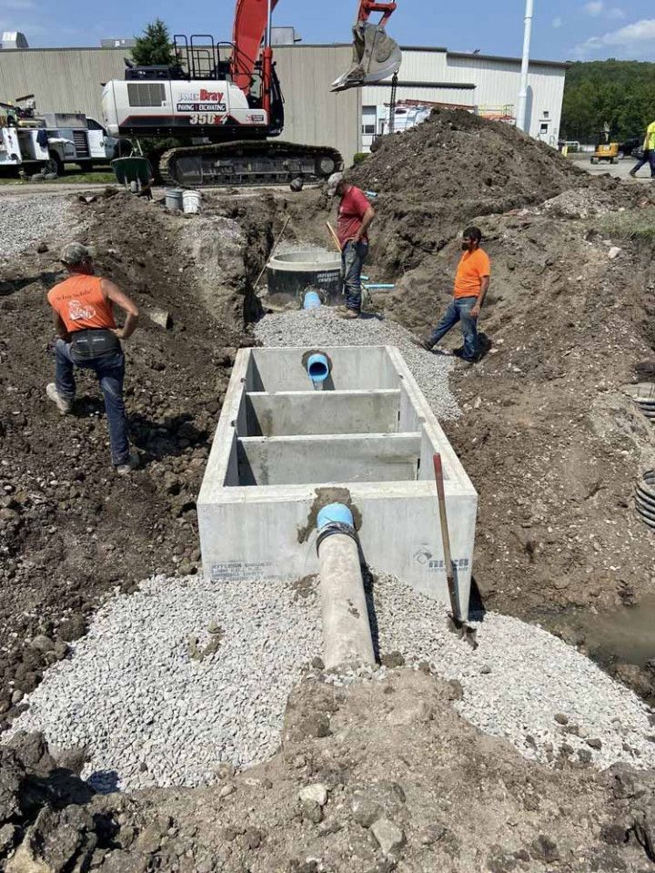Septic tank installation