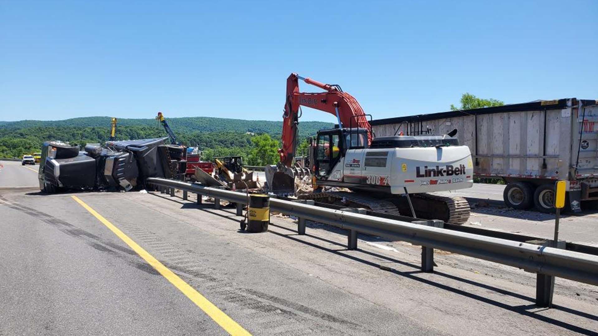 Highway road repair