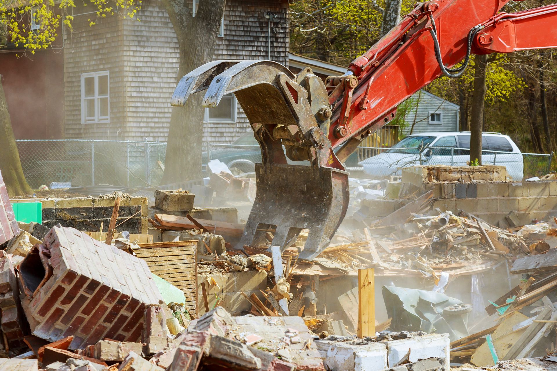 Excavator grapples