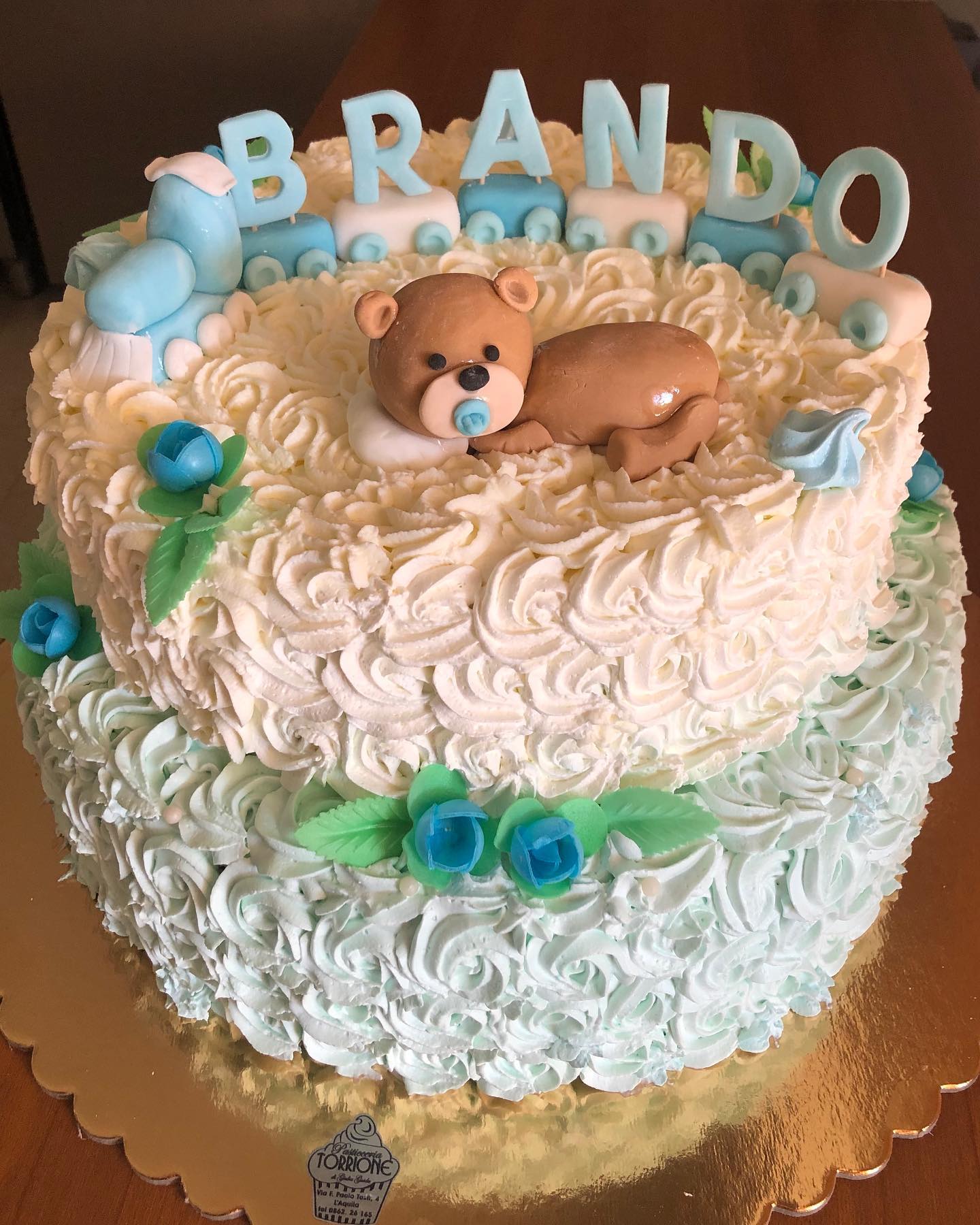 torta a due piani nascita