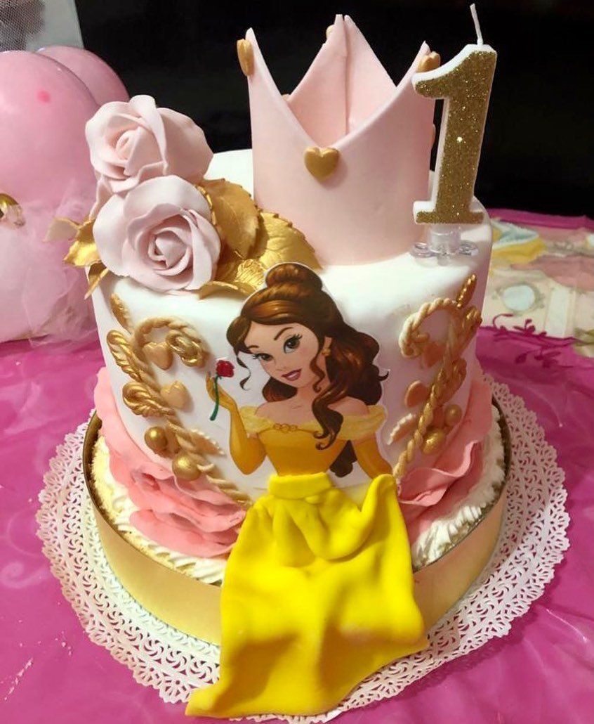 torta a tema principessa