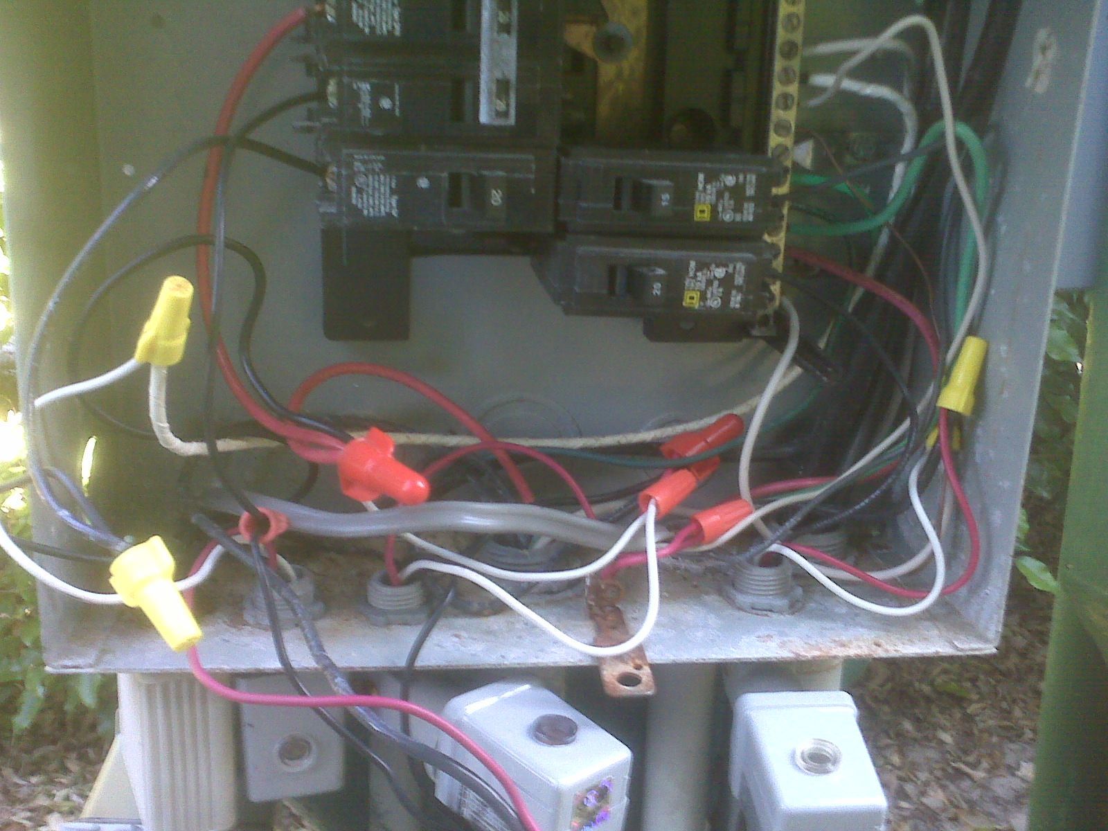 Electric panel with code issues