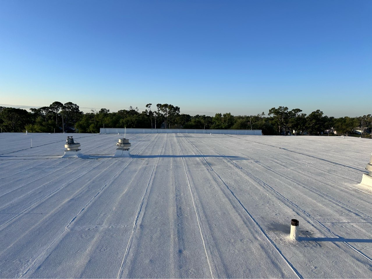 flat roof rolled