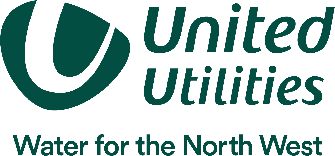 United Utilities logo with a green