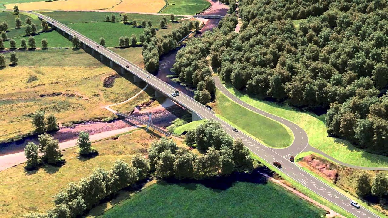 Hydroseeding, conventional seeding, wildflower/BNG seeding, BFM erosion control and planting of 15,000 trees across 5 hectares. 