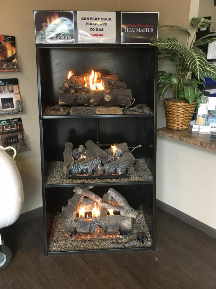 Fire Light On The Fireplace — Aurora, MO — Priority Propane LLC