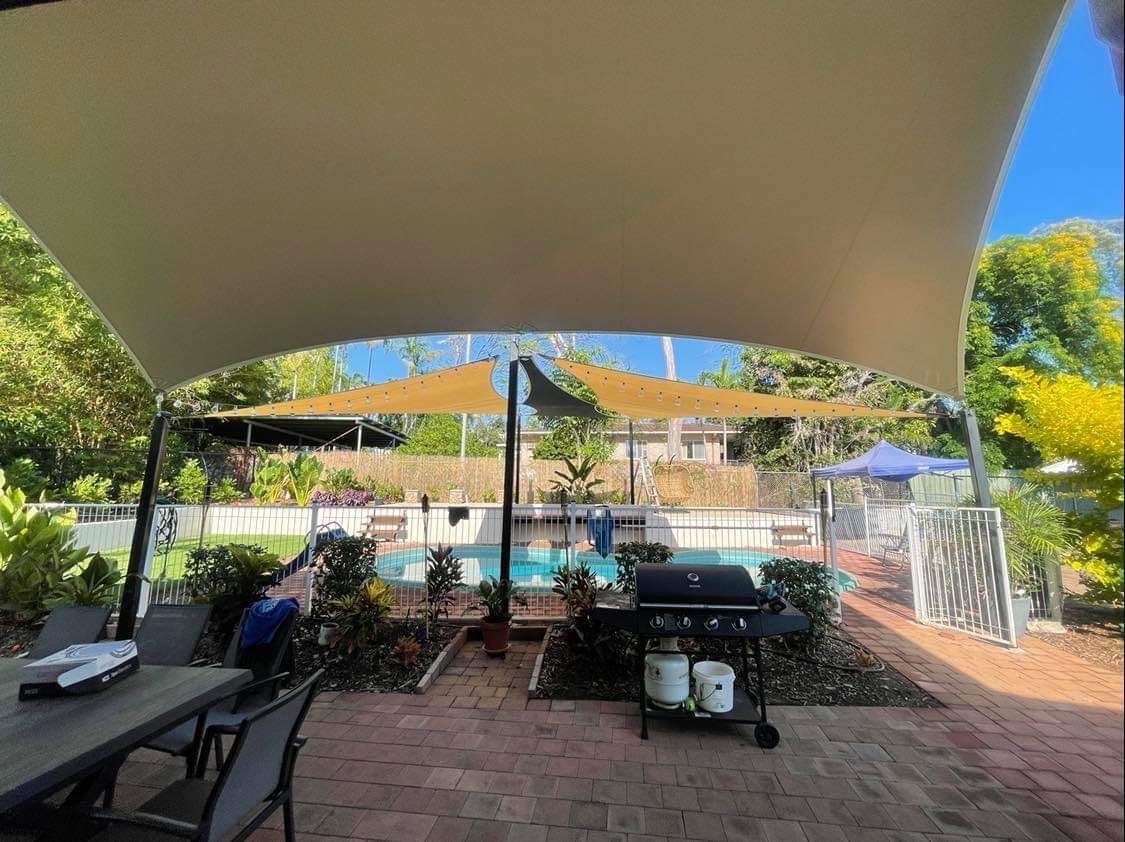 Canopy Shade by Pool — Aerosail Engineered Fabric Structures In Winnellie, NT