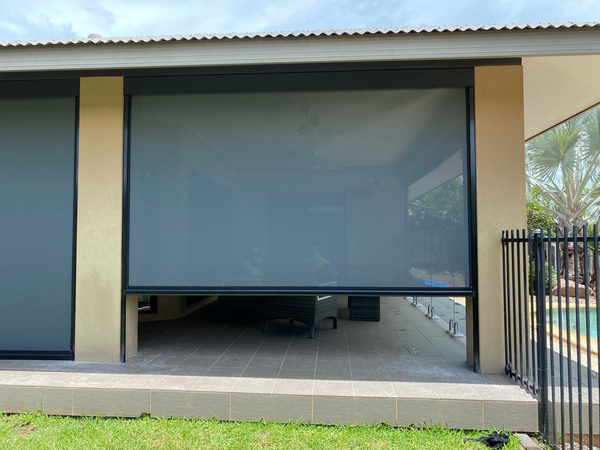 Curtain shade — Aerosail Engineered Fabric Structures In Winnellie, NT