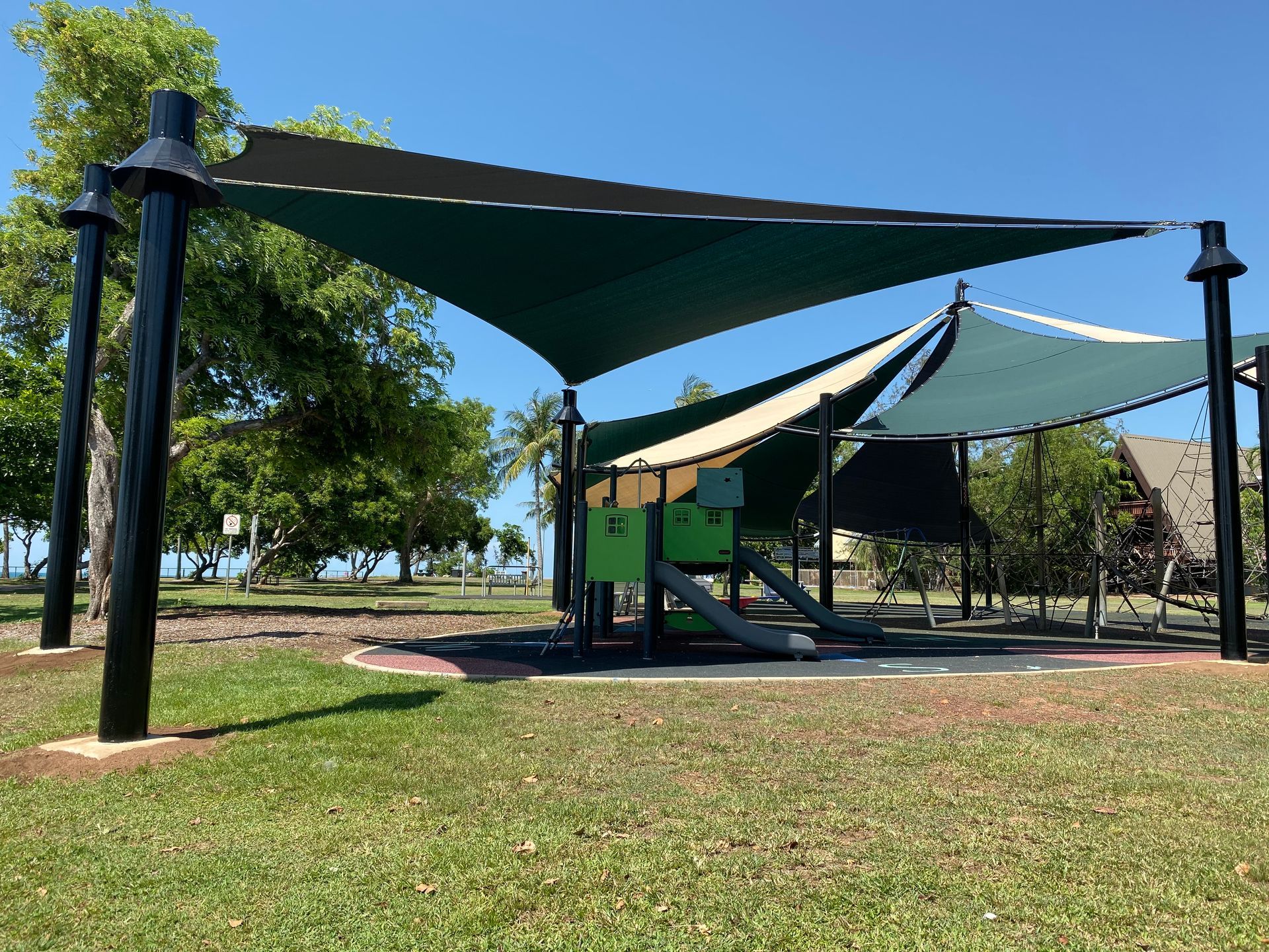Shading over playground — Aerosail Engineered Fabric Structures In Winnellie, NT