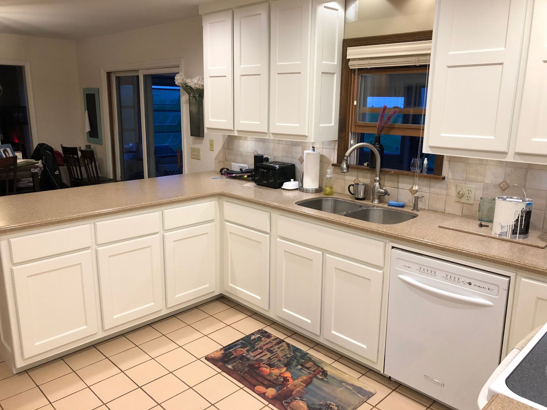 After kitchen cabinet painting Harford, MD