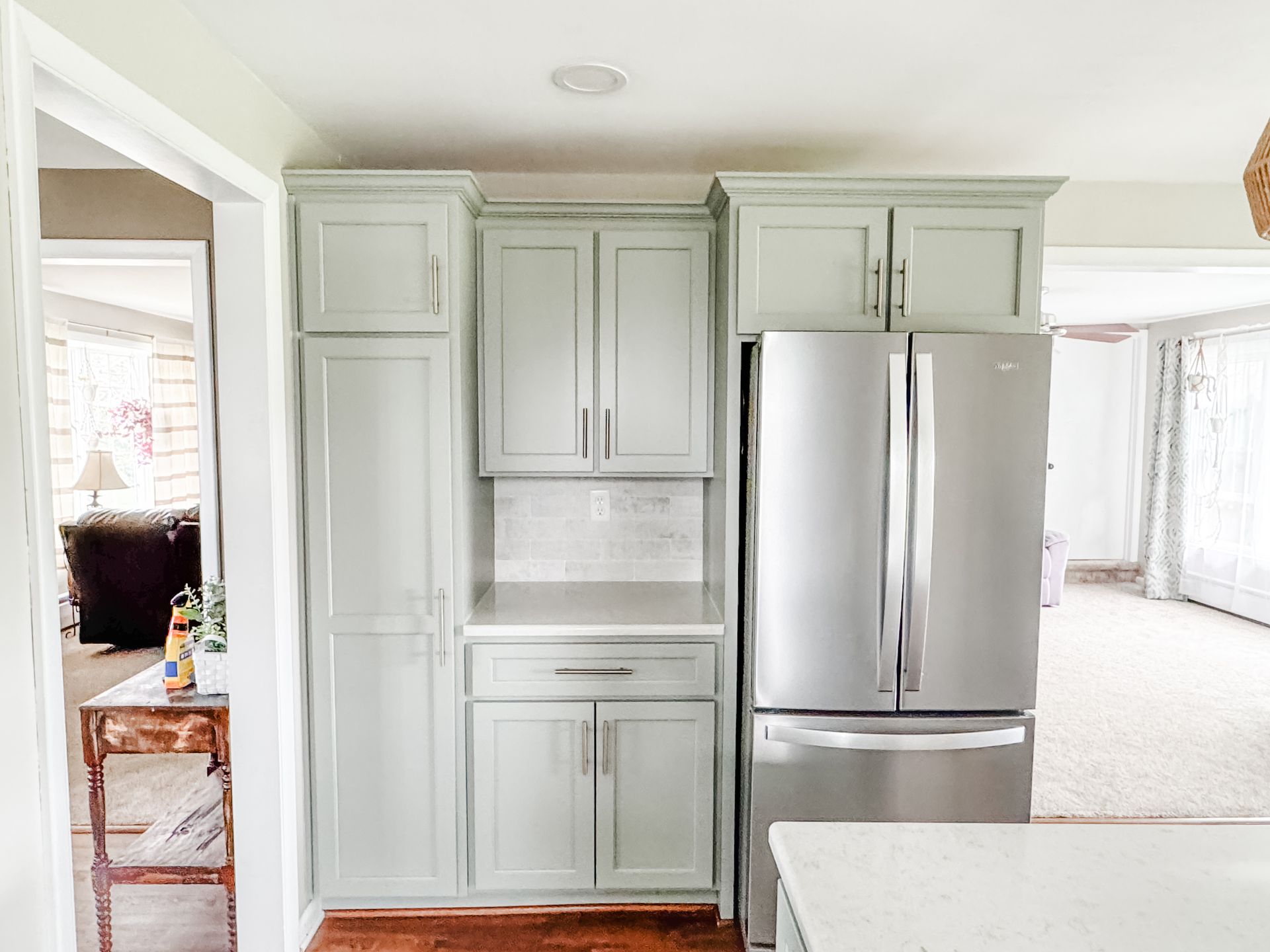 Kitchen Cabinet Painting and Countertop Install by Lapp Cabinet Coatings