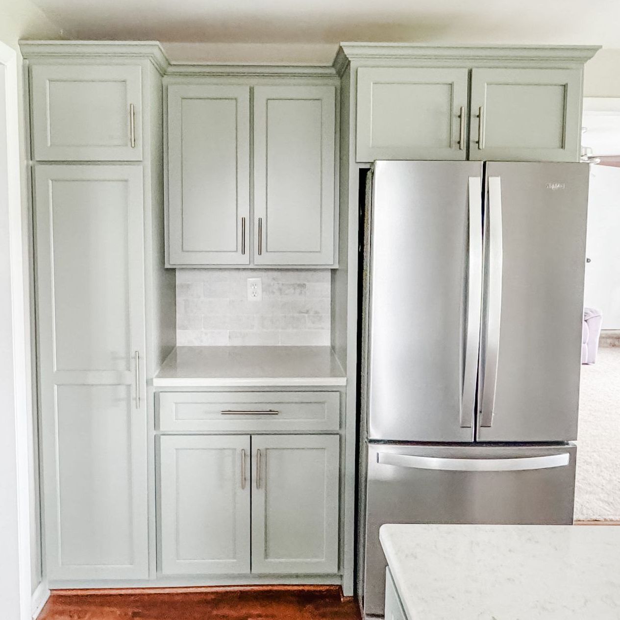 beautiful after kitchen cabinet painting in lancaster, pa