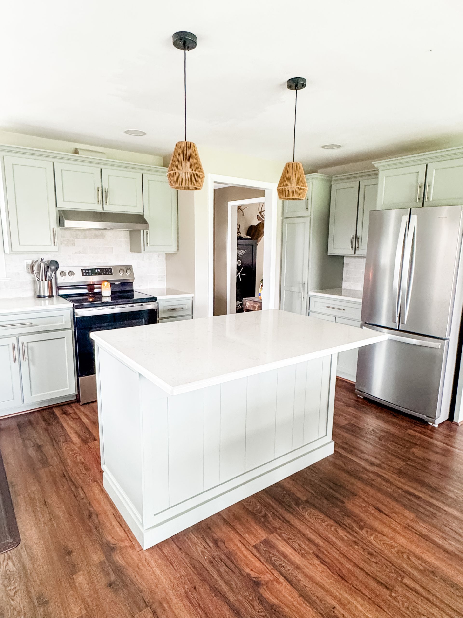 beautiful after kitchen cabinet painting in lancaster, pa